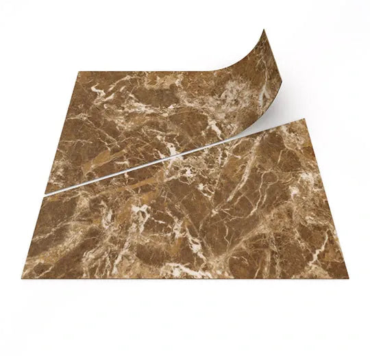 Forbo Allura Dryback Ochre Marble Trapezoid 63782DR7 Commercial LVT Tile