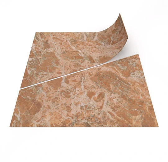 Forbo Allura Dryback Peach Marble Trapezoid 63788DR7