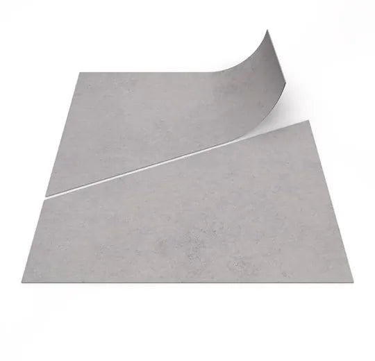 Forbo Allura Dryback Light Cement Trapezoid LVT Tile 50 x 50 cm
