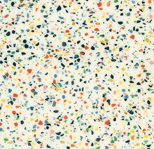 Forbo Sarlon 15dB Multicoloured Mini Terrazzo 90400T4315 acoustic sheet vinyl