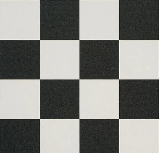Forbo Novilon Viva Black White Chess 5612 Cushion Vinyl