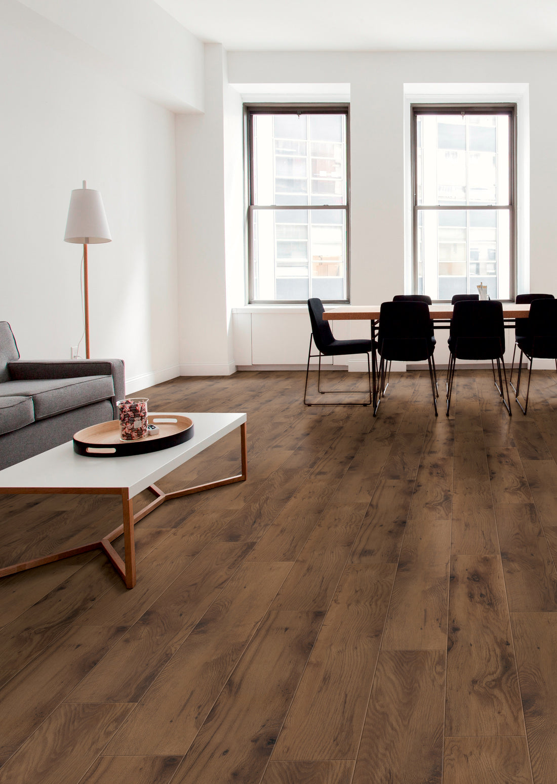 Brown Wild Oak - Polyflor Expona Simplay room setting