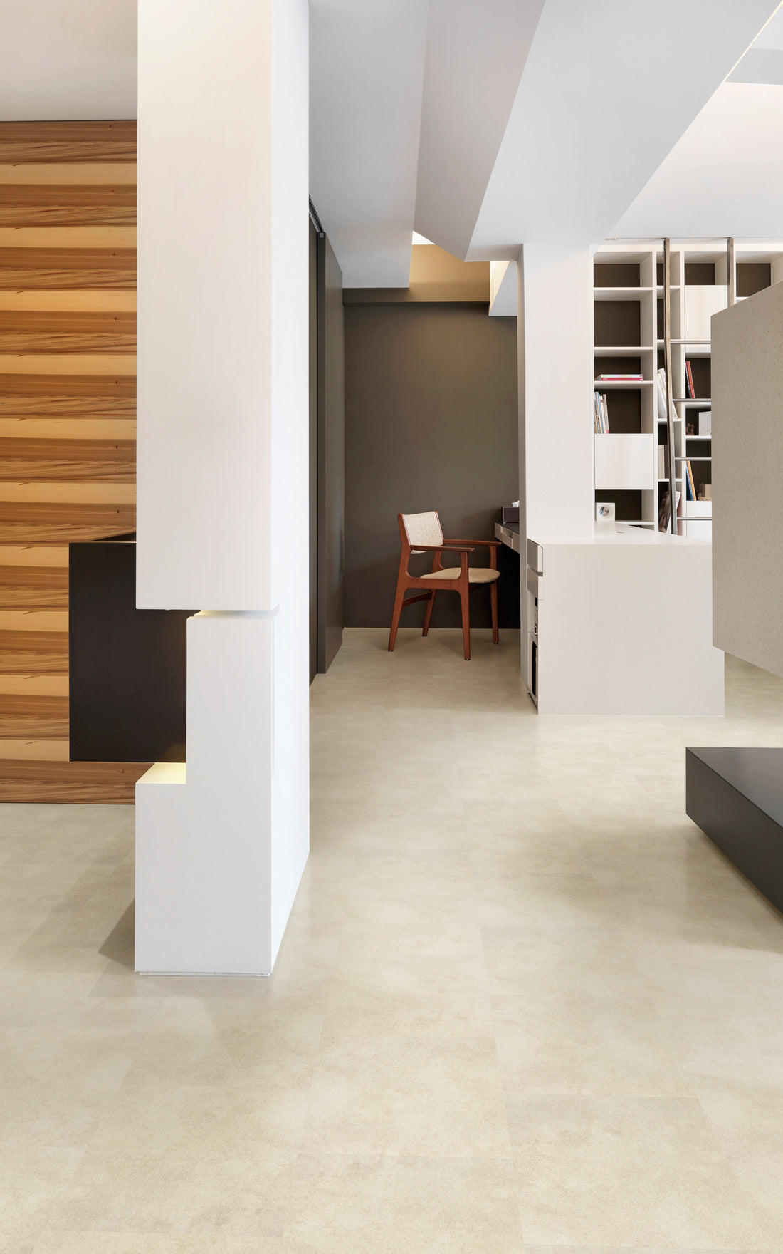 Portland Stone - Polyflor Expona Control room setting