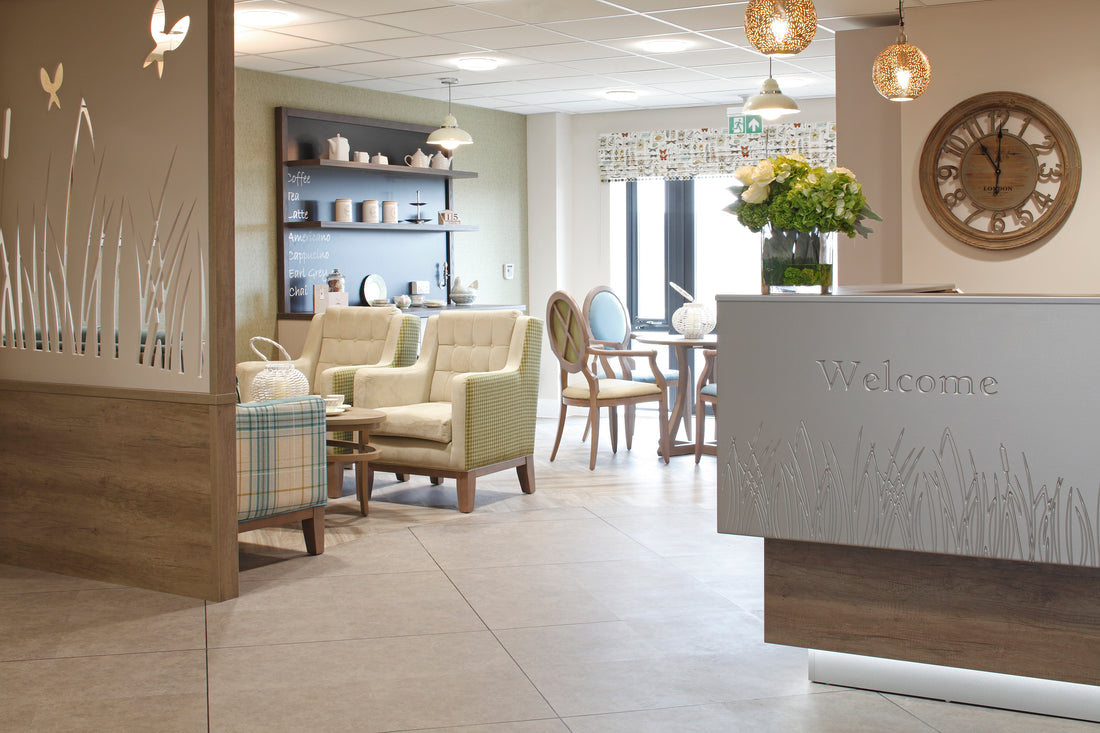 Warm Grey Concrete - Polyflor Expona Control room setting