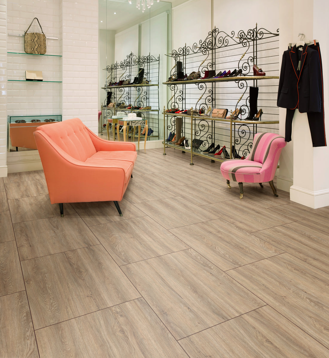Dappled Oak - Polyflor Affinity 255 room setting