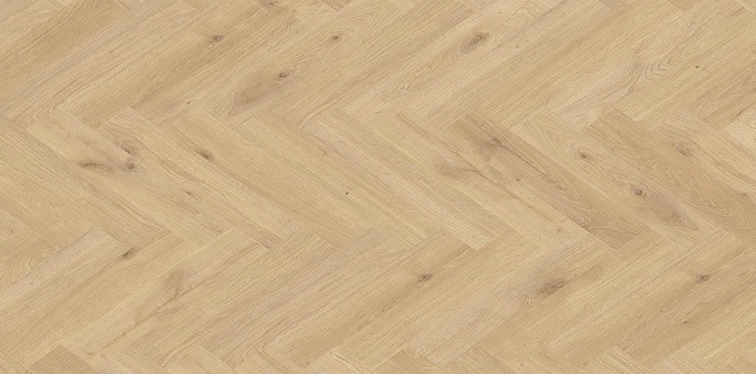 Furlong Manor Oak Beige Laminate Herringbone 131x643mm