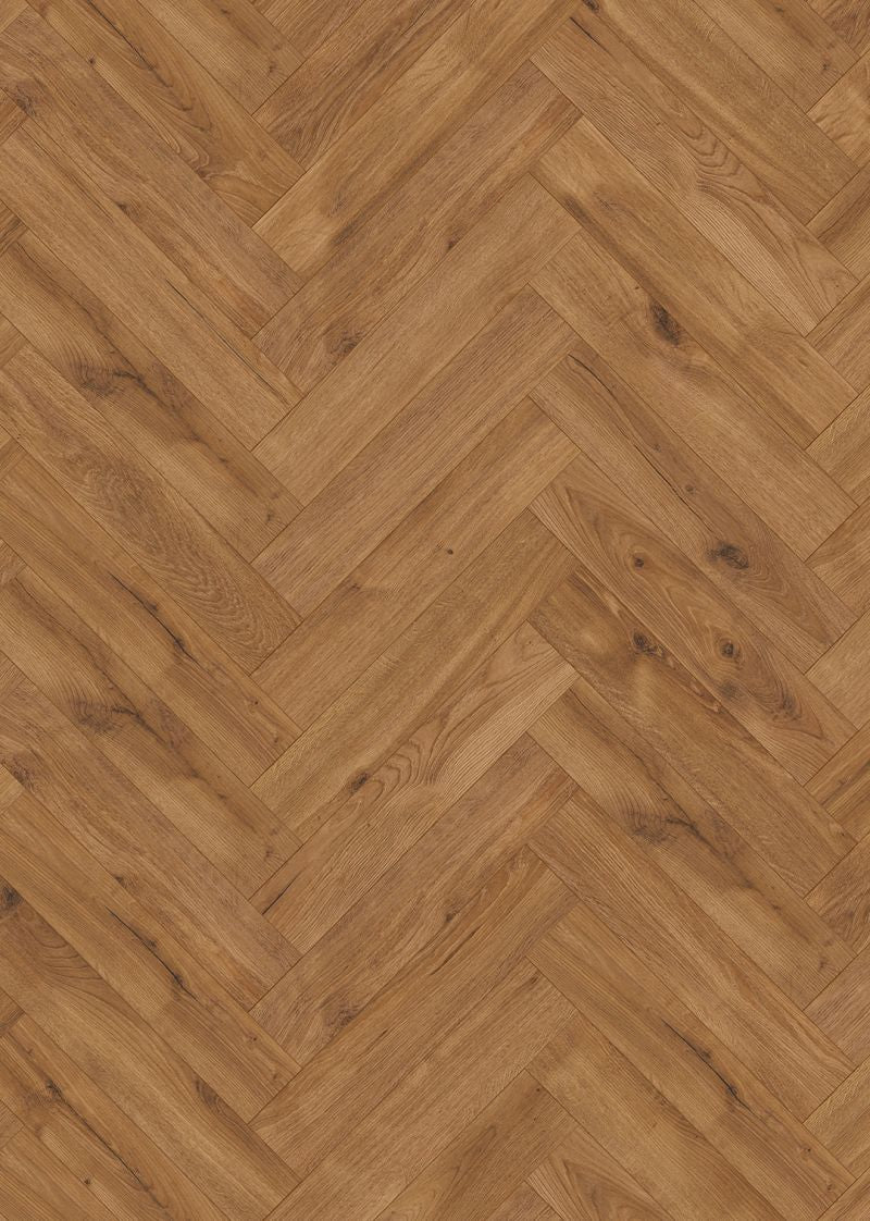 Furlong Manor Oak Dark Natural Laminate Herringbone