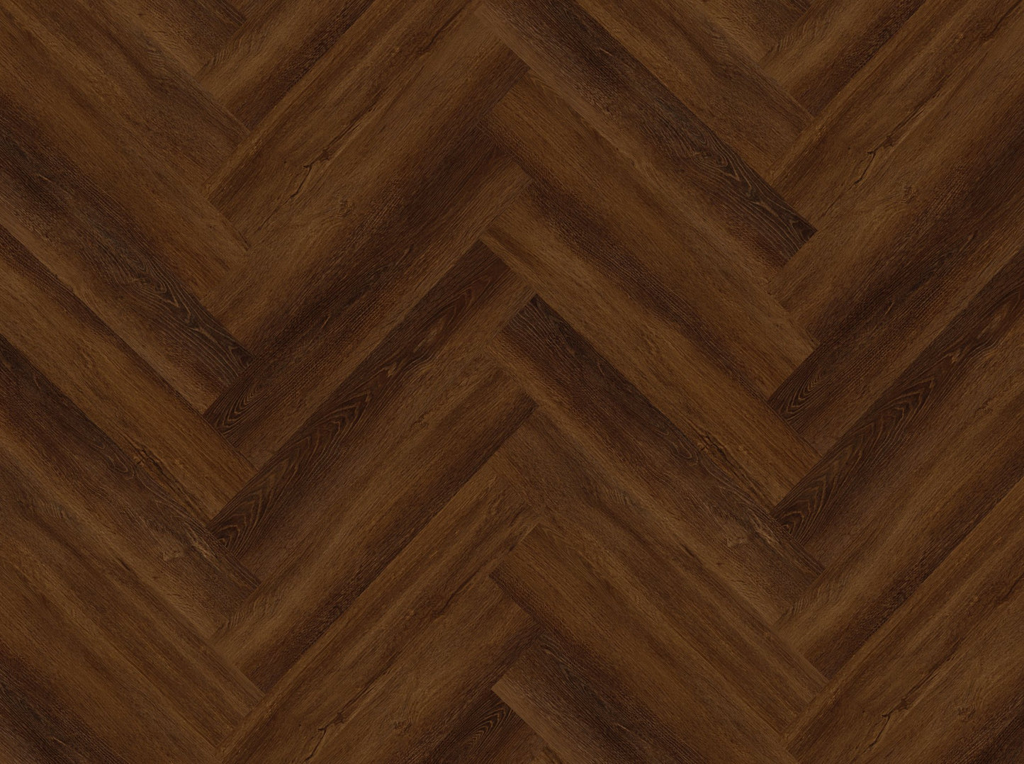 Walnut Oak Herringbone LVT 2.5mm 0.55mm Dry-Back Parquet | Attraction
