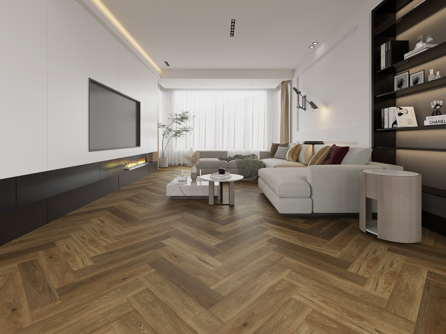 English Oak SPC Click Flooring 5.2mm Waterproof Vinyl Plank | Attraction SPC