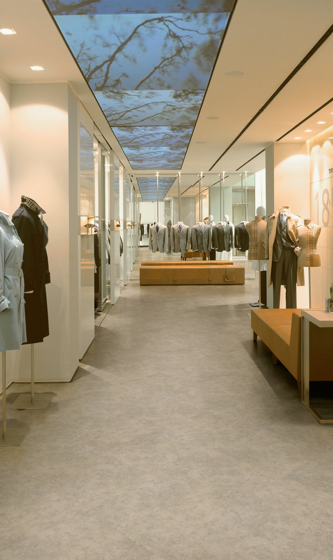 Smoked Limestone - Polyflor Expona Control room setting
