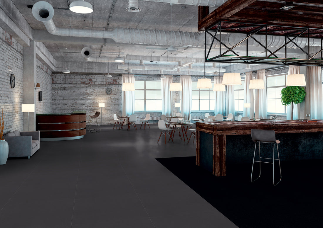 Charcoal Mono - Polyflor Expona Simplay room setting