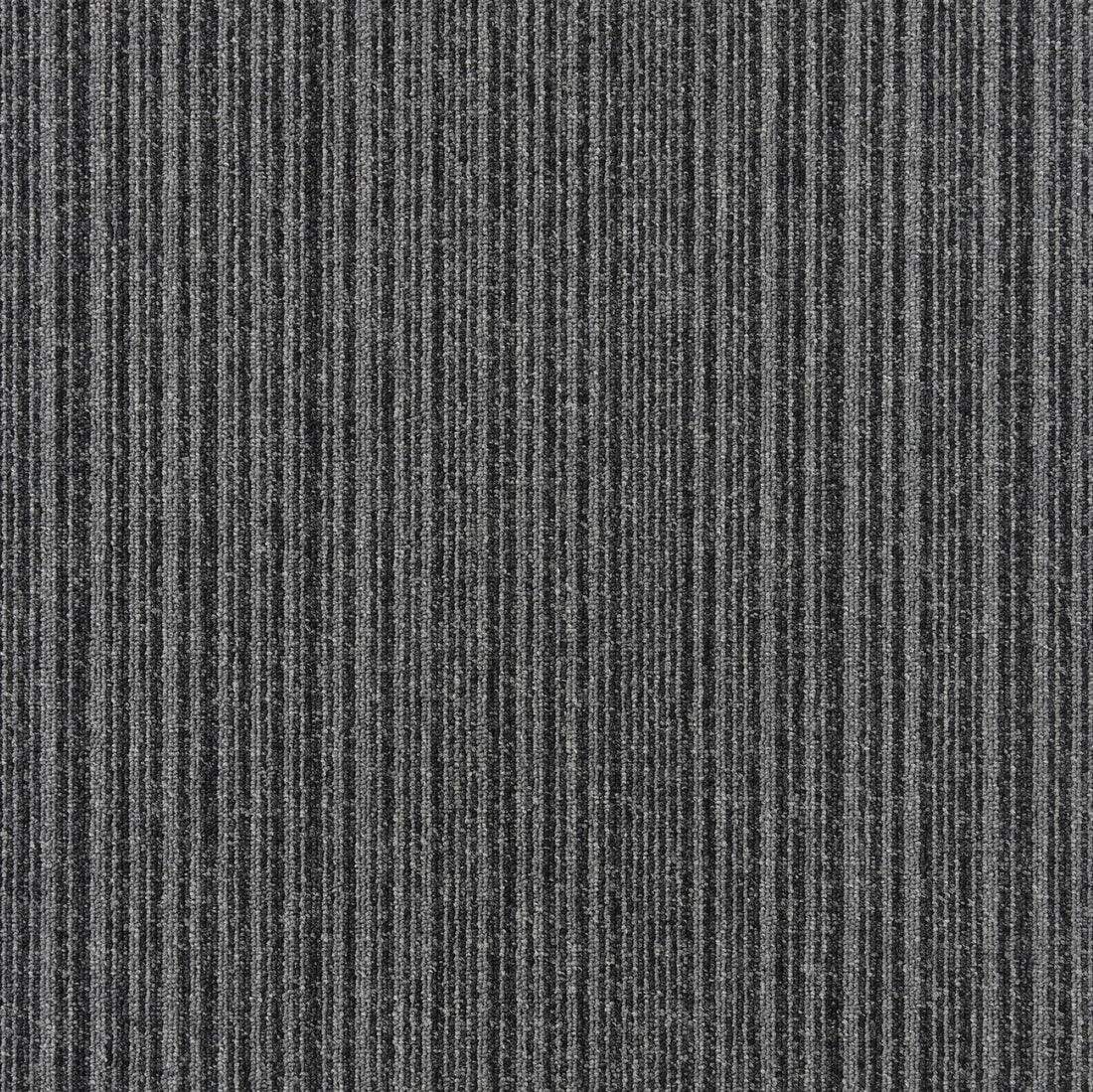 Burmatex Go To Coal Grey Stripe Carpet Tile 21902 | Trade Prices