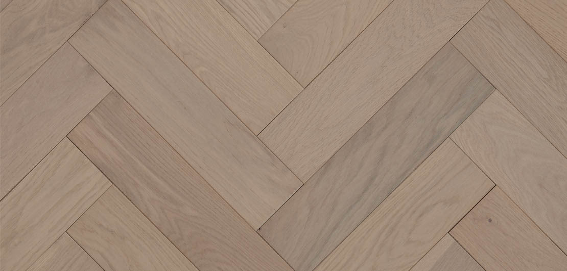 Furlong Herringbone Scandic White Engineered Oak 100x400mm