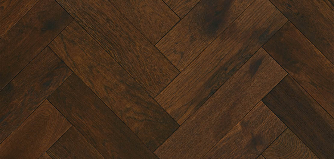 Furlong Herringbone Old English Engineered Oak 100x400mm