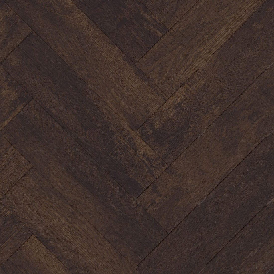 Moduleo LayRed Herringbone Country Oak 54991 dark oak wood effect LVT parquet