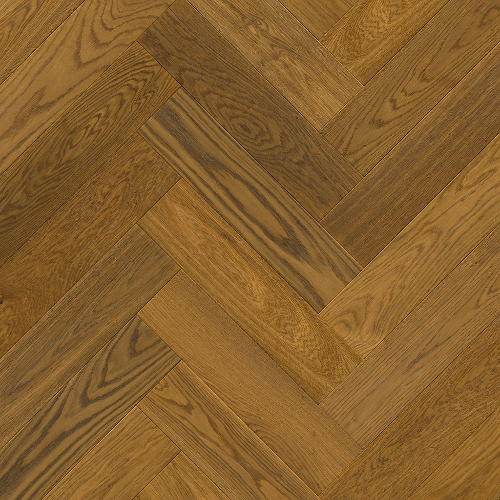 Quickstep Disegno Cinnamon Raw Oak Extra Matt engineered oak herringbone