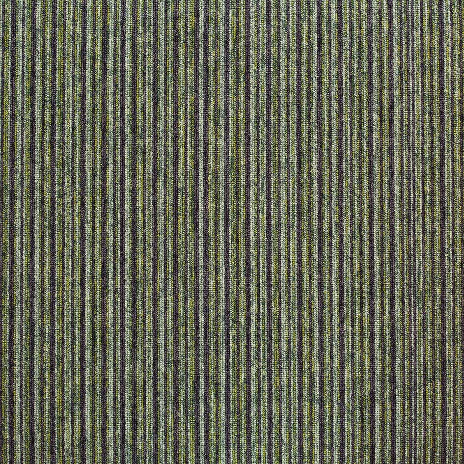 Burmatex Tivoli Multiline Palm Green Carpet Tile 20715 | Trade Prices