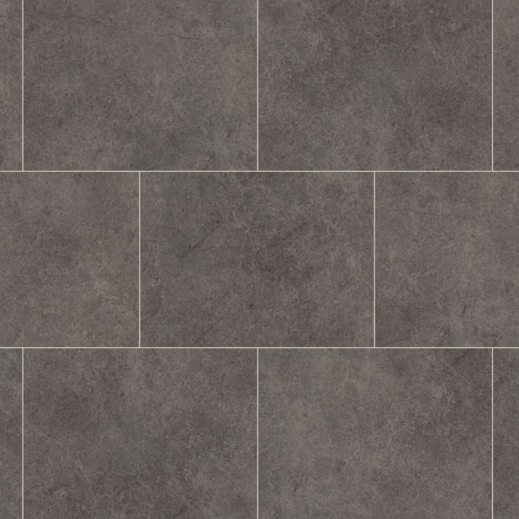 Karndean Van Gogh Volcanic Black VGT2406 gluedown LVT flooring stone effect