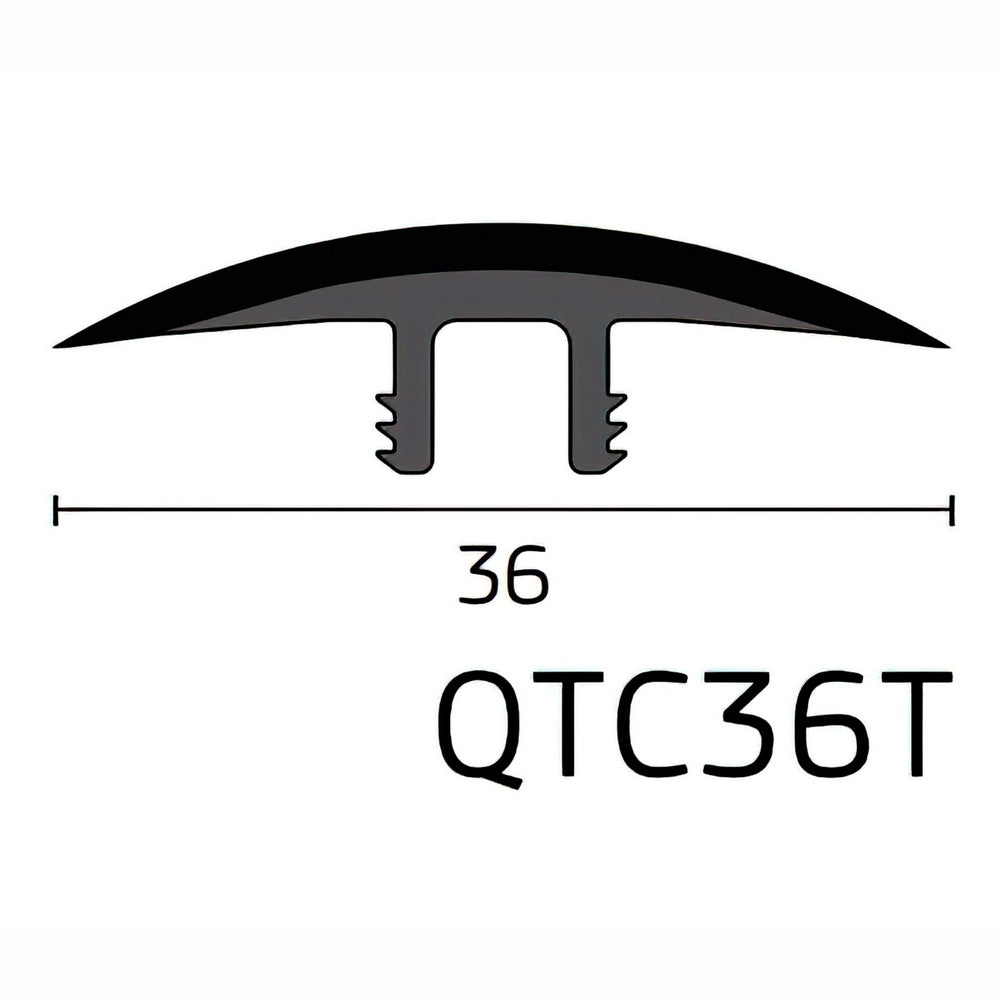 Quantum QTC36T 36mm Top Click Trim and Base 2.75m