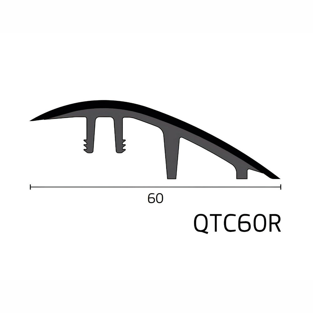 Quantum QTC60R 60mm Top Click Ramp and Base 2.75m