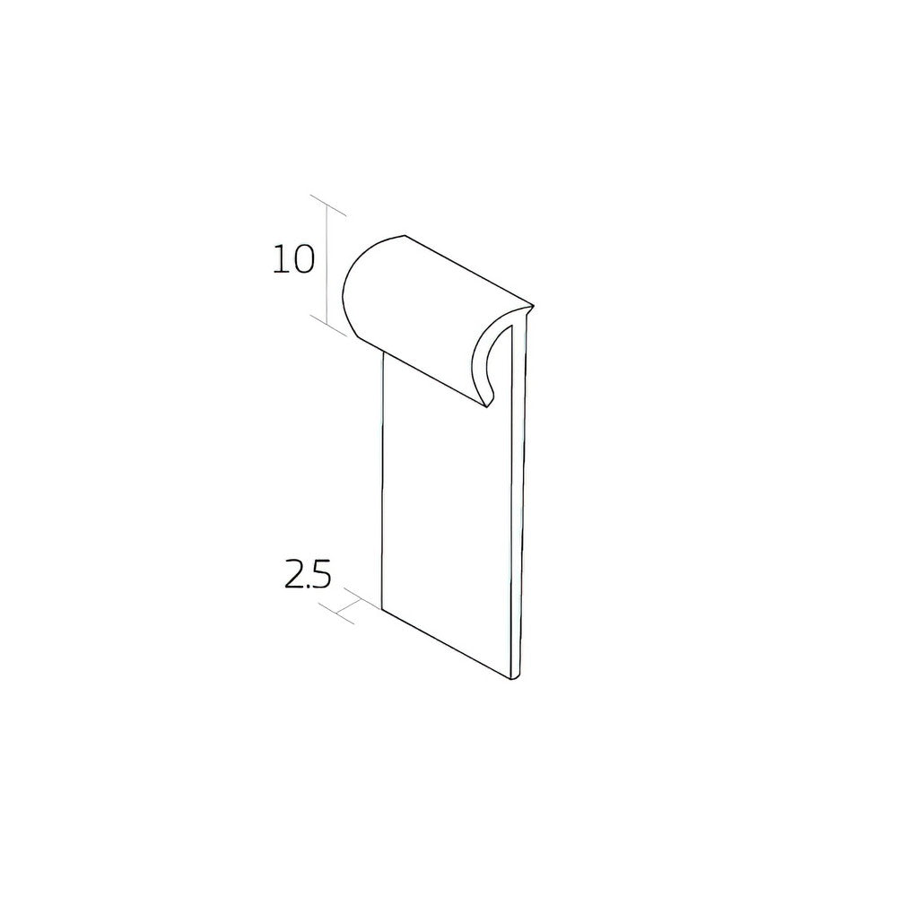 Quantum UCS3 Slimline Flexible Capping Strip 20m Coil