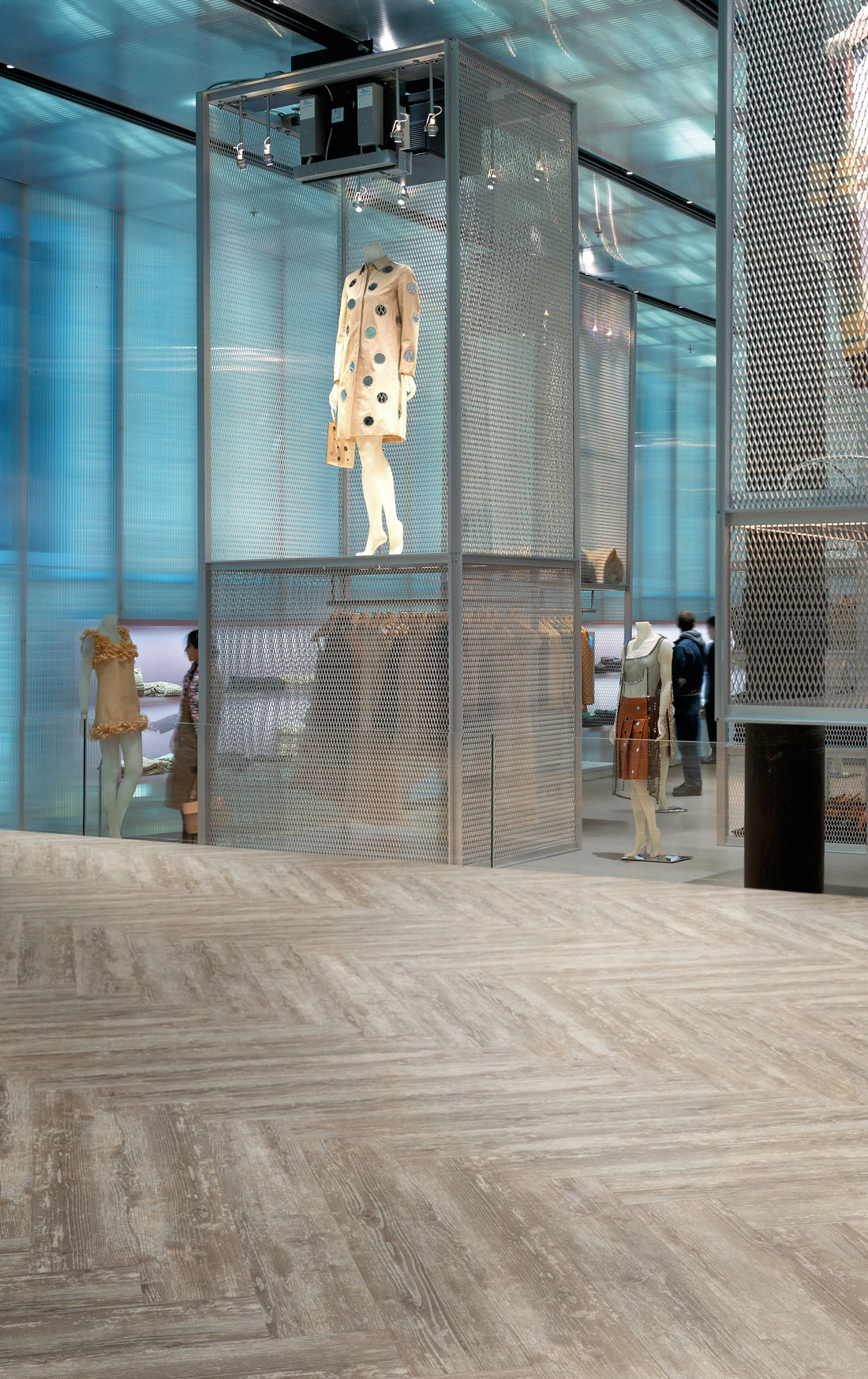 Reclaimed Pine - Polyflor Affinity 255 room setting