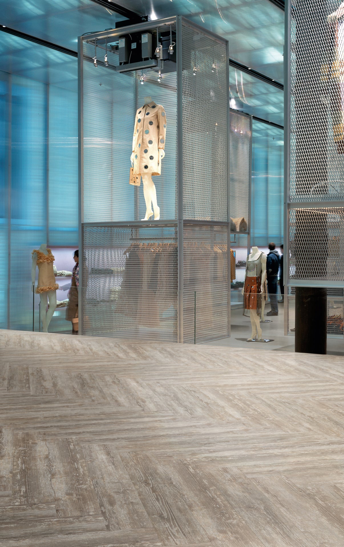 Reclaimed Pine - Polyflor Affinity 255 room setting