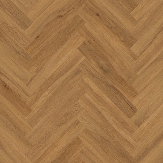 Polyflor Fusionline PUR Honey Rich Oak Small Parquet 1095 acoustic sheet vinyl