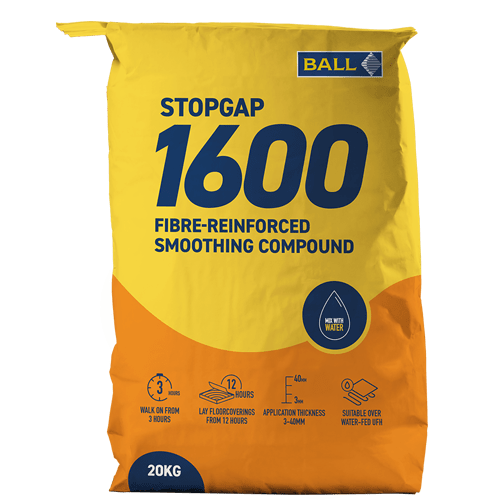F-Ball Stopgap 1600 Fibre-Reinforced Smoothing Compound 20kg