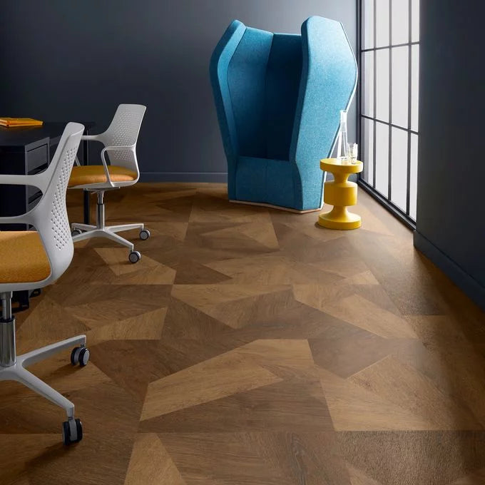 Polyflor Expona Commercial Provence Oak Prisma vinyl flooring sample