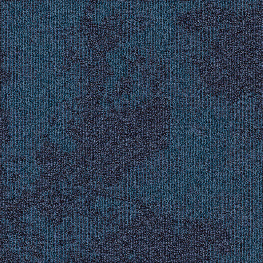 Pulse Cobalt carpet tile