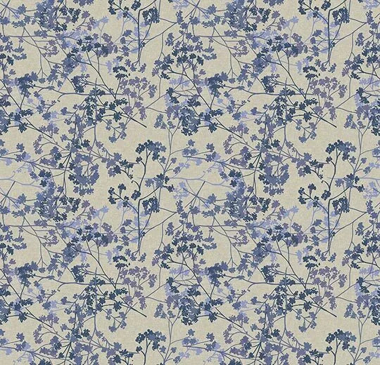 Forbo Flotex Vision Floral Elderflower Blueberry 254103