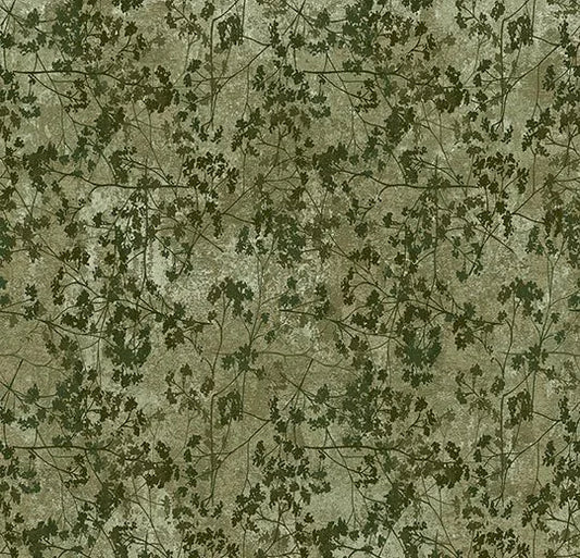 Forbo Flotex Vision Floral Vivienne Olive 248003