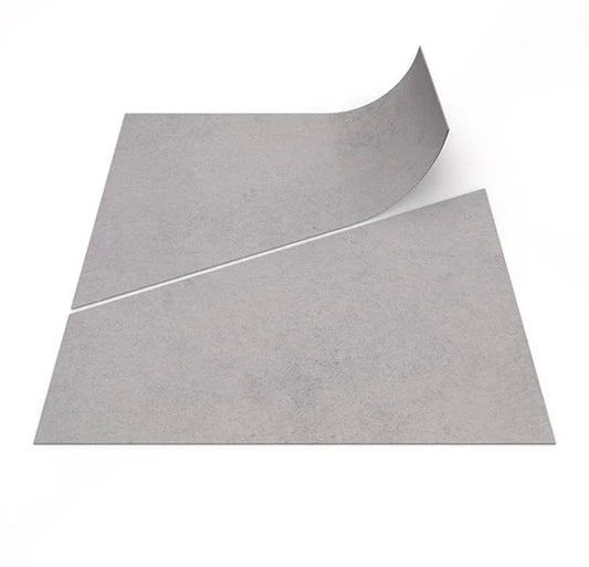 Forbo Allura Dryback Light Cement Trapezoid LVT Tile 50 x 50 cm