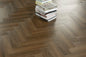 Walnut Style Parquet herringbone LVT 2mm glue-down dark wood-effect sample