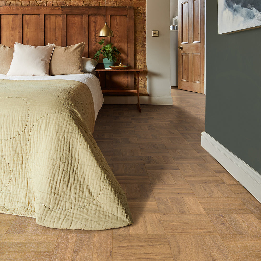 Christchurch Oak Parquet - Polyflor Conceptline room setting