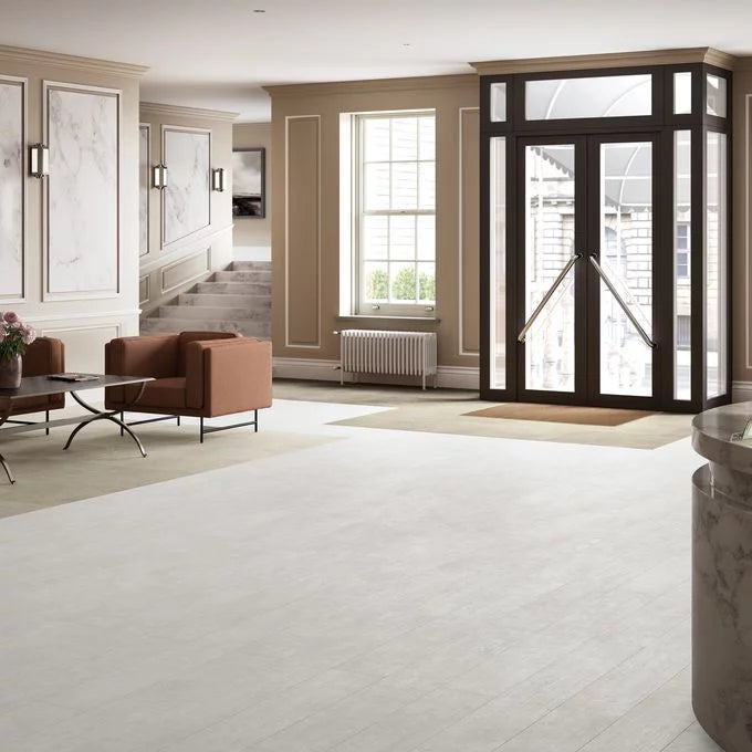 Polyflor Expona Commercial Tan Cement vinyl flooring