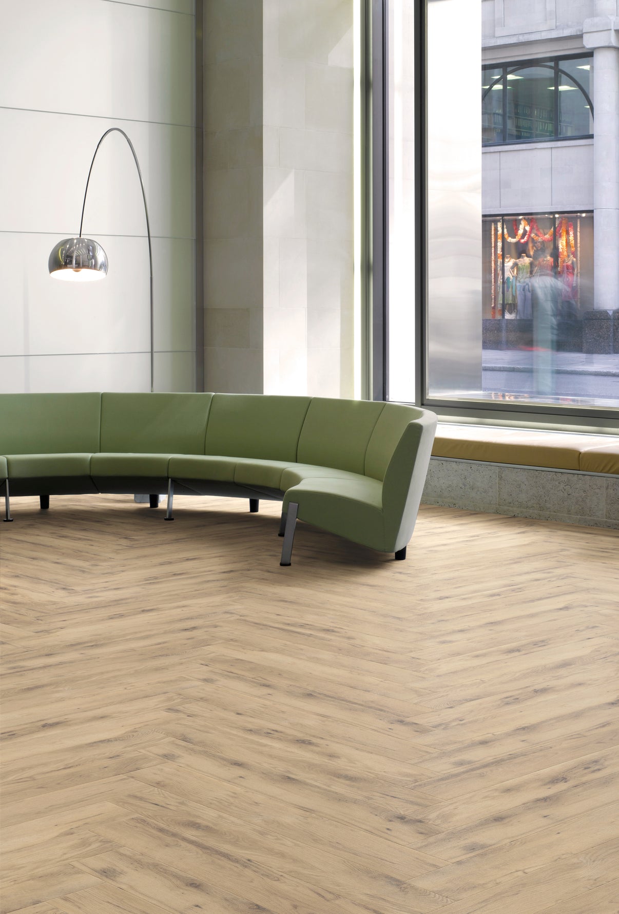 Natural Wild Oak - Polyflor Expona Simplay room setting