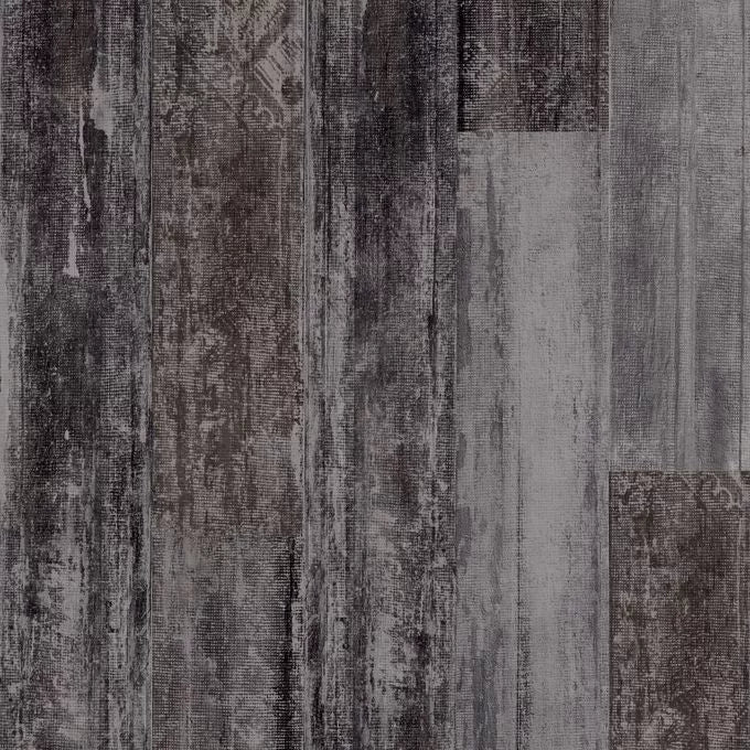 Polyflor Expona Commercial Black Abstract vinyl flooring sample