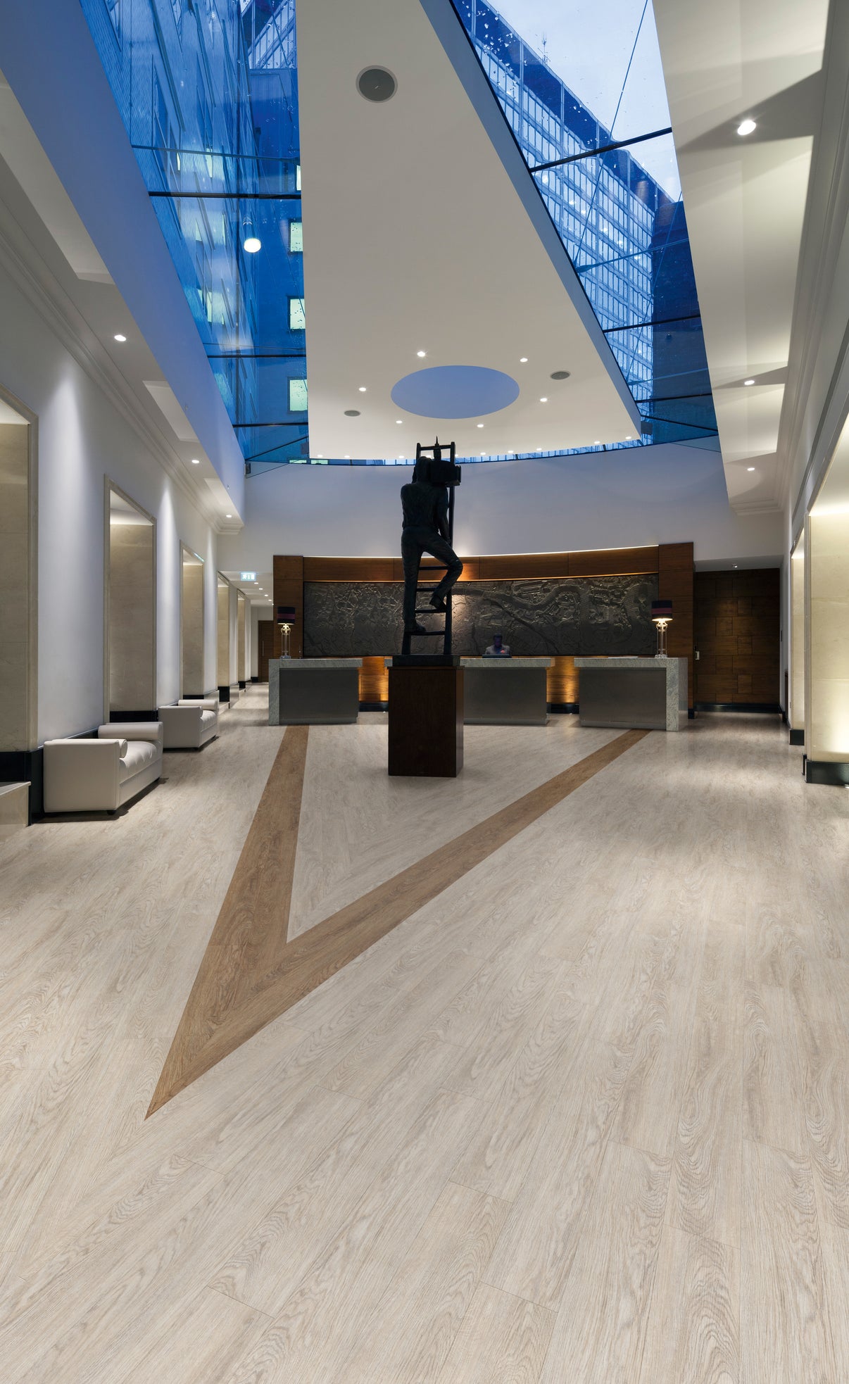 French Limed Oak - Polyflor Affinity 255 room setting