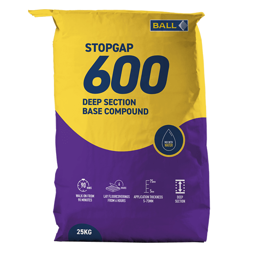 F-Ball Stopgap 600 Base Levelling Compound 25kg