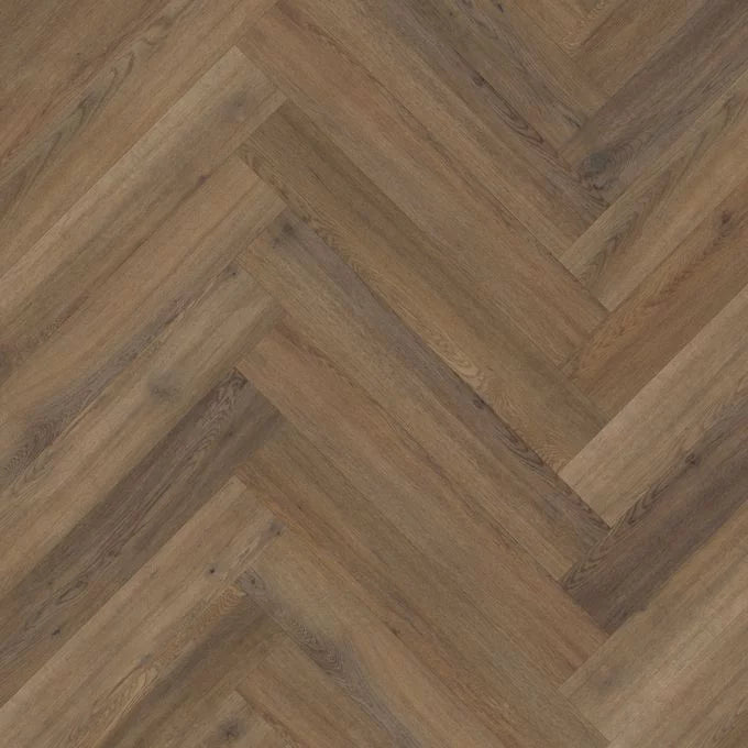 Polyflor Camaro Rigid Core Astoria Oak herringbone SPC click LVT