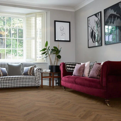 Polyflor Colonia Hamilton Oak Large Parquet LVT | Trade Prices | Free Samples