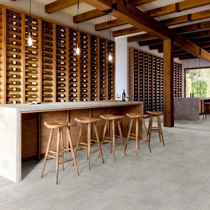 Polyflor Expona Commercial Grey Triassic vinyl flooring sample