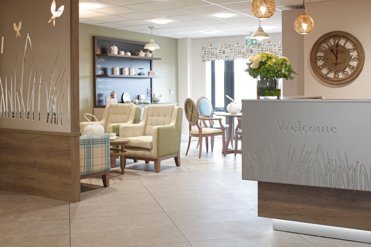 Warm Grey Concrete - Polyflor Expona Control room setting