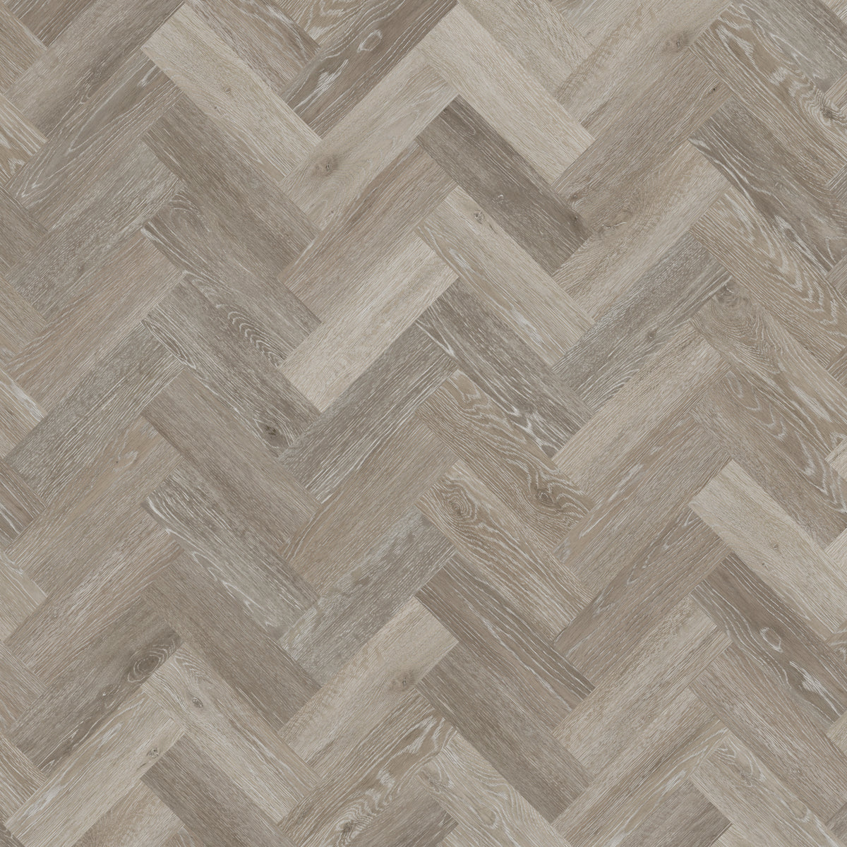 Traditional Grey Oak Parquet - Polyflor Conceptline LVT swatch
