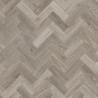 Traditional Grey Oak Parquet - Polyflor Conceptline LVT swatch