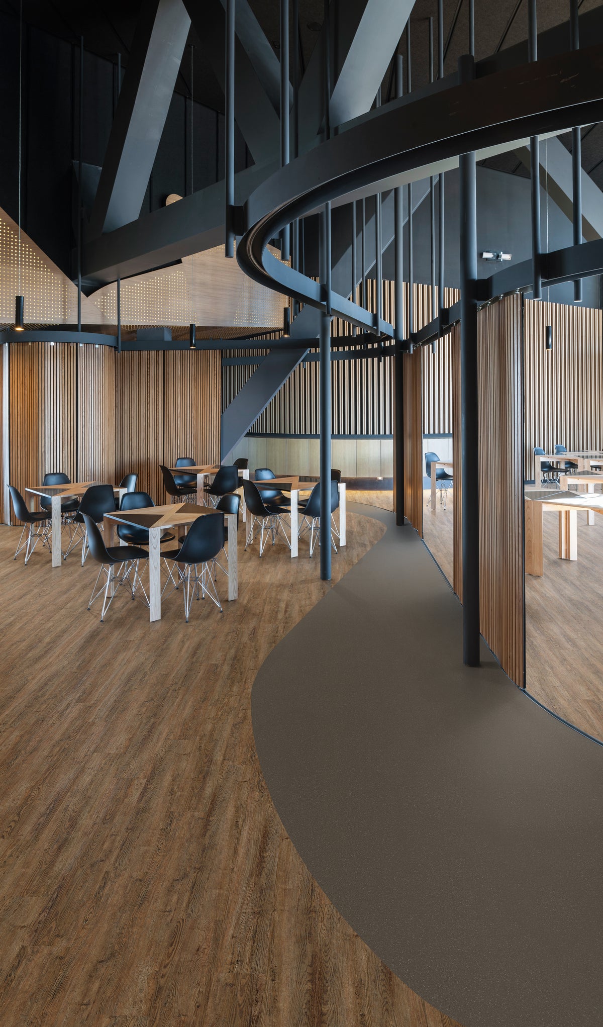 Huckleberry Oak - Polyflor Affinity 255 room setting