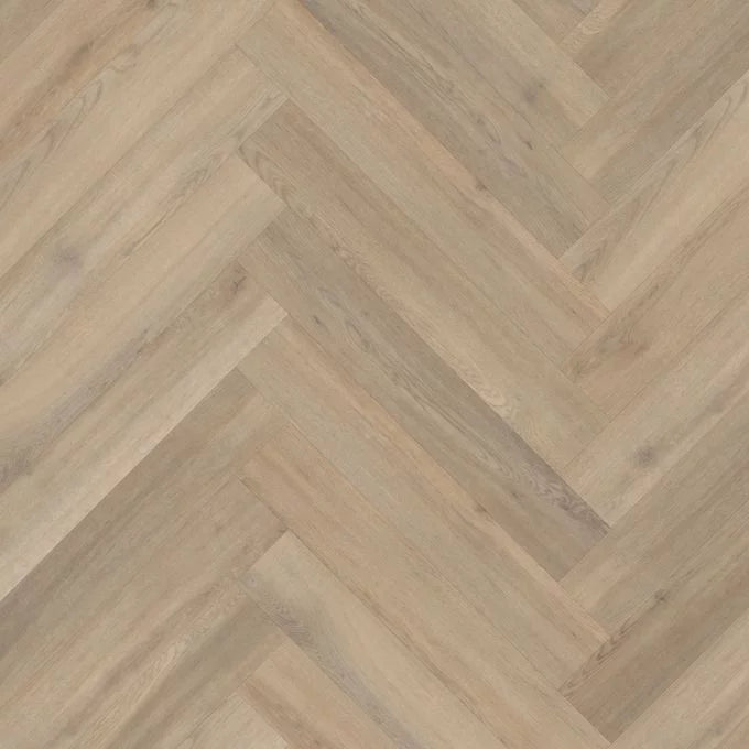 Polyflor Camaro Rigid Core Naked Blond Oak Herringbone SPC click LVT