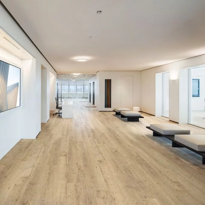 Polyflor Expona Commercial Shoreline Oak vinyl flooring sample